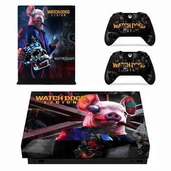 

Watch Dogs Legion Skin Sticker Decal For Xbox One X Console and 2 Controllers For Xbox One X Skin Sticker
