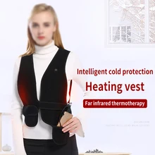 Для мужчин и женщин Открытый Подогрев жилет Электрический Спорт Пешие прогулки теплый езда Зима углеродного волокна Usb Инфракрасный легкий тепловая одежда