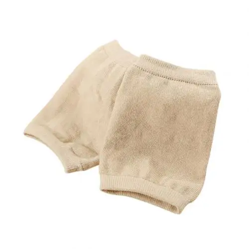 All-match Thermal Knee Sleeve Knee Brace Pad Women Plain Leg Warmer Protector Skin Color