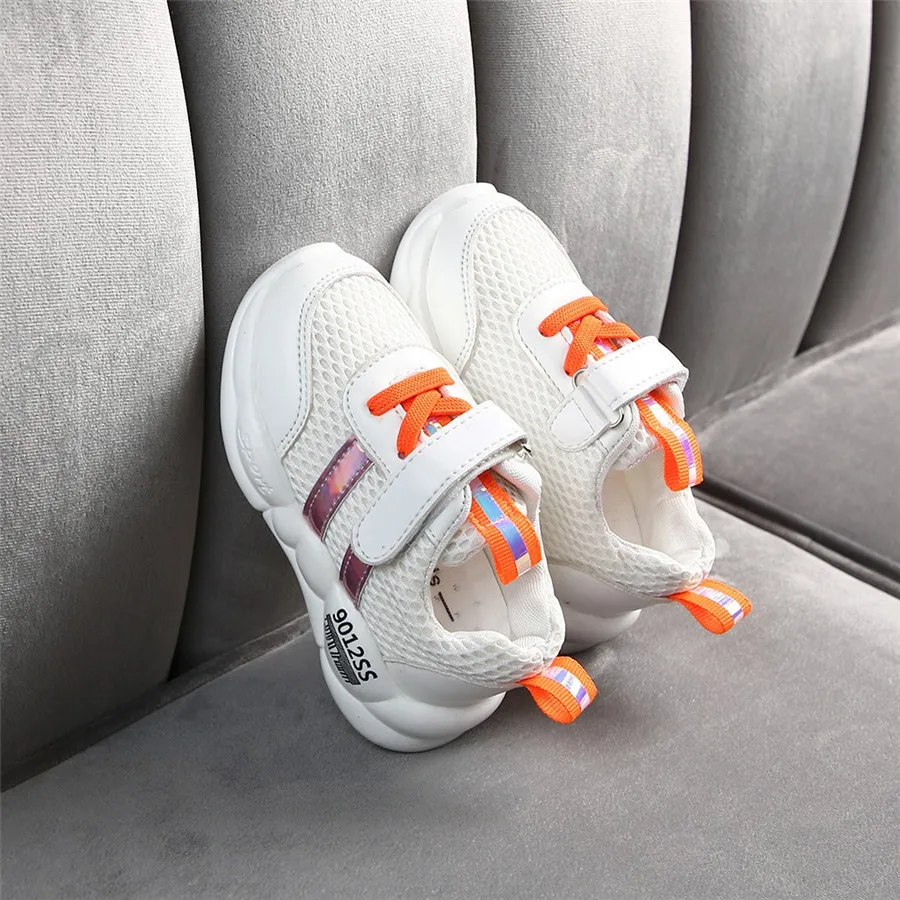 kids sneakers girls boys sports shoes non-slip football basket  shoes kids breathable krampon futbol orjinal #40J30 (11)