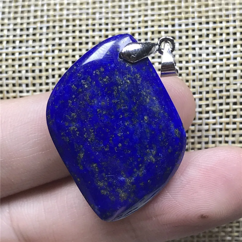 Натуральный Королевский синий Lapis Lazuli кулон для женщин Для мужчин камень лошадиный глаз 32x21x9 мм бусы колье с целебным кулоном кулон ювелирные изделия AAAAA