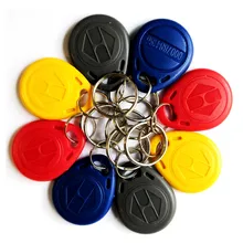 10 шт./партия TK4100 rfid карта брелка ID брелок для ключей забавное кольцо считыватель смарт-карт 125 кГц близость Токен доступа дубликат