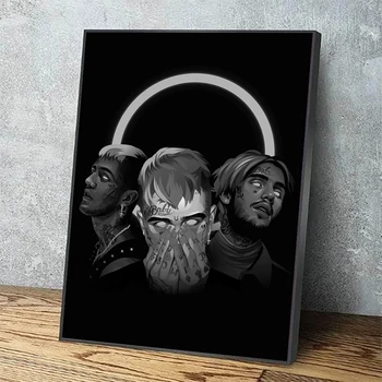 

Wall Art Home Anime Rapper Music Decor Hd Print Modular Picture Posters Lil Peep Canvas Painting For Bedroom Artwork No Frame