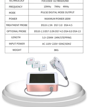 

MINI ultrasonic facial neck professiona lift tightening skin rejuvenation anti-aging wrinkle face lifting beauty machine