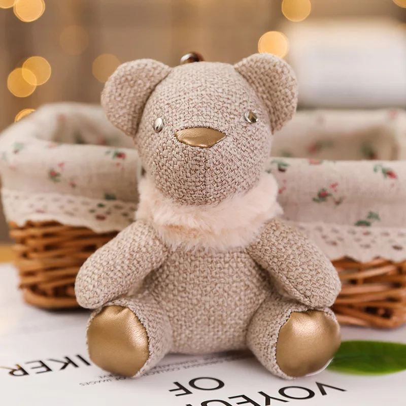 1 шт. мини 15 см маленький медведь плюшевая игрушка Kawaii Кролик брелок игрушка плюшевые игрушечные Слоны дамская сумка маленькая подвеска Детский Рождественский подарок - Цвет: Q