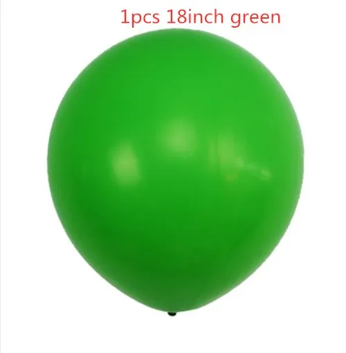 18inch green Новые бобы зеленые латексные шары металлические зеленые шары лесные воздушные шарики в виде животных для вечеринки в стиле сафари воздушные шары для дня рождения Декор Арка баллон - Цвет: 18inch green