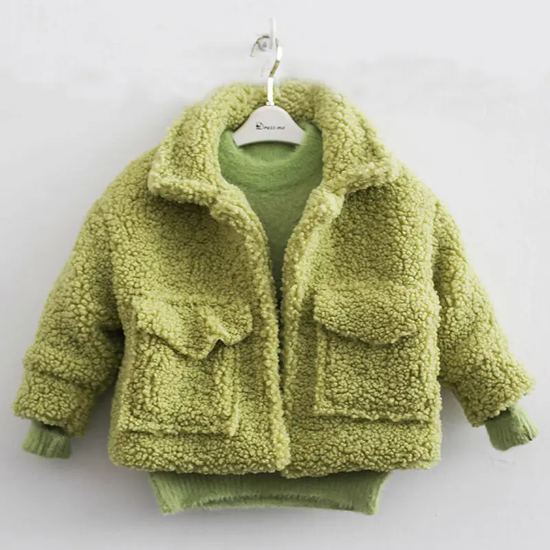Girl Jacket thick warm Kids autumn winter Clothes Children Jacket for Baby Boys Outerwear Girls Coat toddlers 90~130 cotton