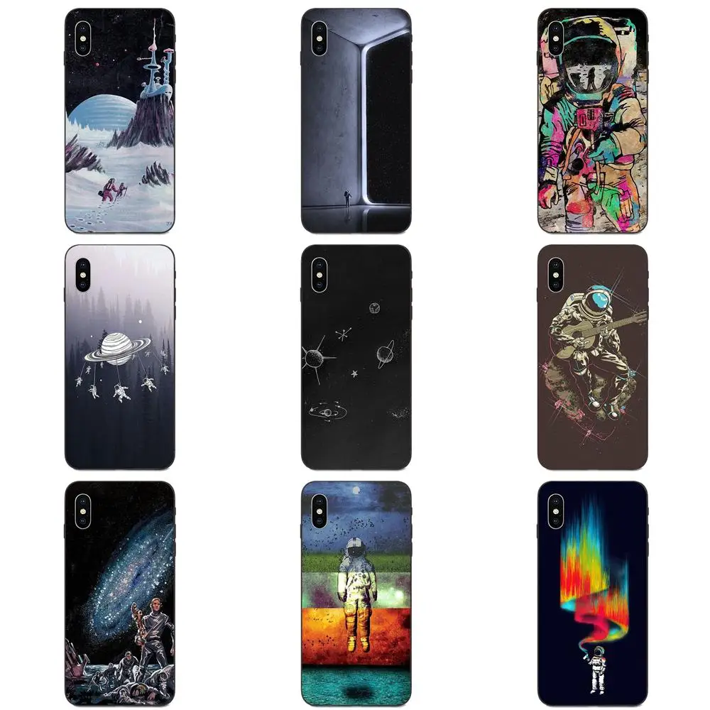 Мягкие чехлы для Xiaomi Redmi Note 3 3S 4 4A 4X 5 5A 6 6A 7 7A K20 Plus Pro S2 Y2 Y3 New Astronautas Tumblr | Мобильные