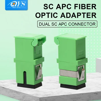 

50pcs SC APC Simplex Mode Fiber Optic Adapter Optical Fiber Flange Connector Coupler