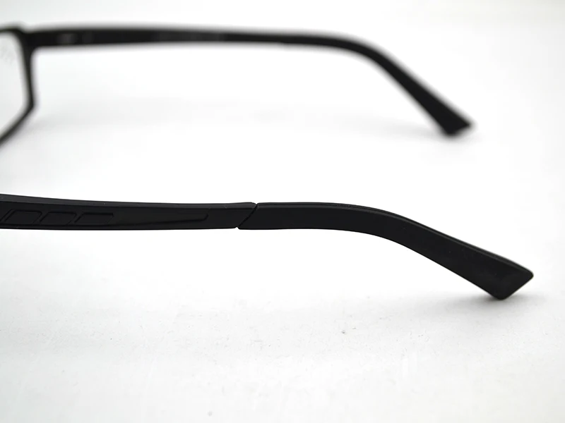 Men Finished Myopia Glasses Aluminum Magnesium Business Shortsighted Eyeglasses Frame Black Nearsighted Spectacles Spring Leg L3