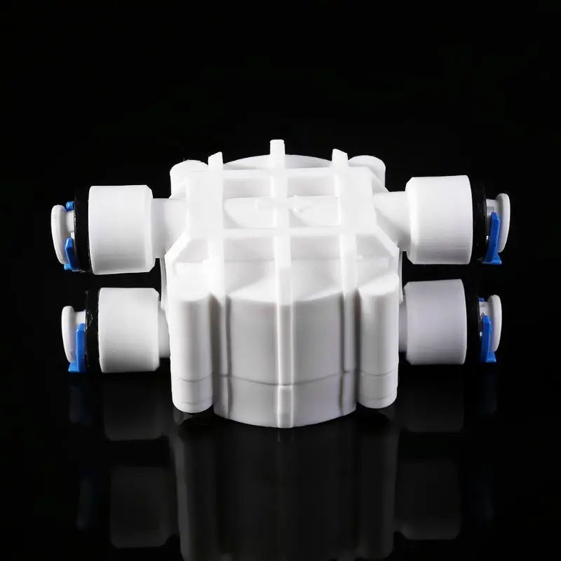 4 Way RO Auto Shut-Off 1/4" Water Purifier Reverse Osmosis System 203F