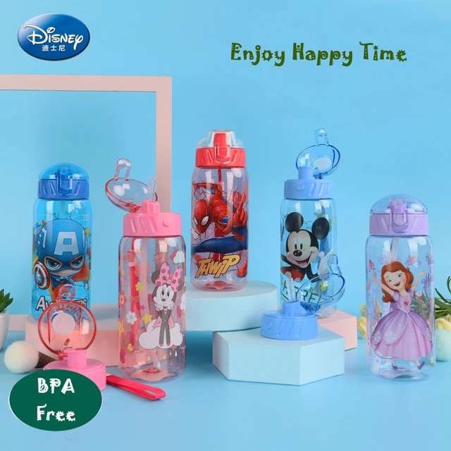 Disney Mickey Mouse Water Bottle  Water Bottle Mickey Minnie - Disney Kids  Cup Bpa - Aliexpress