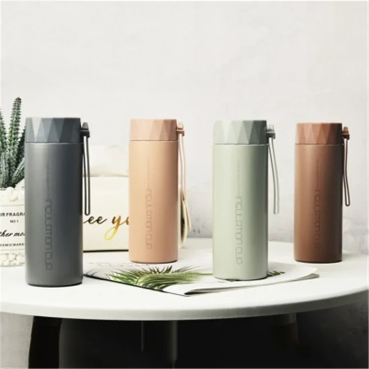 

Scandinavian Minimalist yu yi Handle Cover Insulated Cup Portable Rope Holding Glass Outdoor Sports Readily Gift Cup