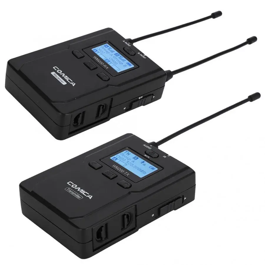 COMICA CVM-WM200C UHF96 1R1T 120m беспроводной микрофон передатчики приемник комплект для микрофон для зеркальной цифровой приемник