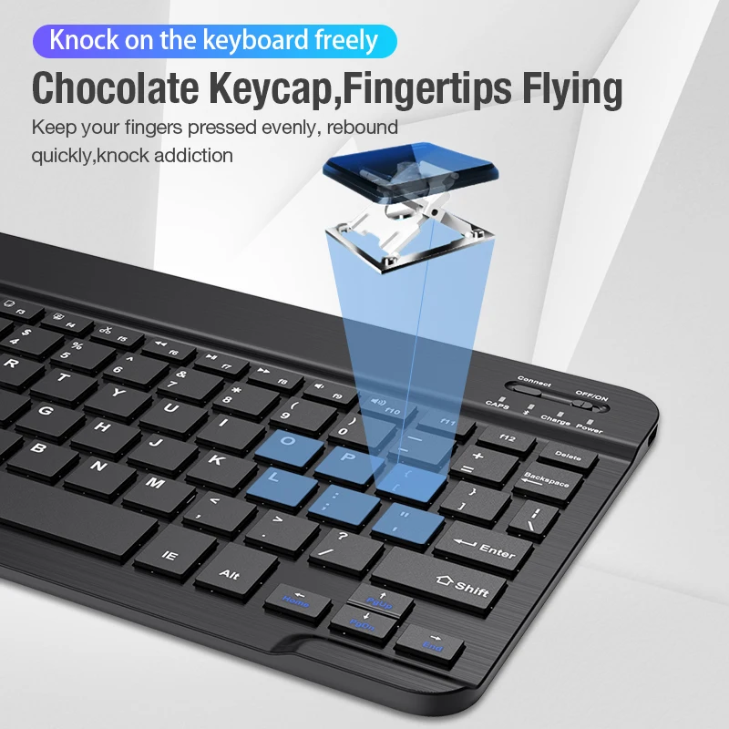 Coolreall Беспроводная клавиатура для IOS Ipad Android планшетный ПК Windows Bluetooth клавиатура Ipad Bluetooth клавиатура для iPhone samsung