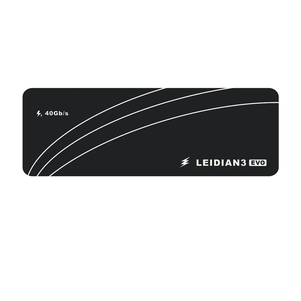 SSD чехол Thunderbolt 3 M.2 NVME корпус SSD коробка NVME к TYPE-C Алюминиевый USB 3,1 40 Гбит/с M.2 PCIE SSD чехол 2280 M2 LEIDIAN3 коробка