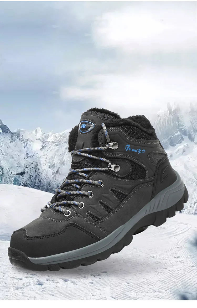 Fashion Super Warm Men's Boots Men 