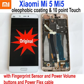 

Original New Best Glass Sensor For Xiaomi Mi 5 Mi5 Note 2 Note3 LCD Display Touch Screen Digitizer Assembly with Frame Pantalla
