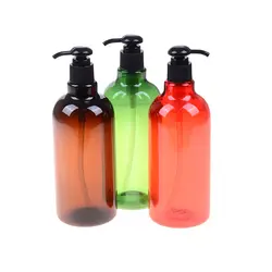 1 шт. 500 мл пластиковые бутылки для лосьона с лосьоном насос для шампуня бутылки для многоразового использования повторного использования