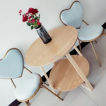 

Modern Minimalist Creative Bedroom Princess Dressing Table Stool Nordic Back Makeup Chair European Wrought Iron Manicure Chair