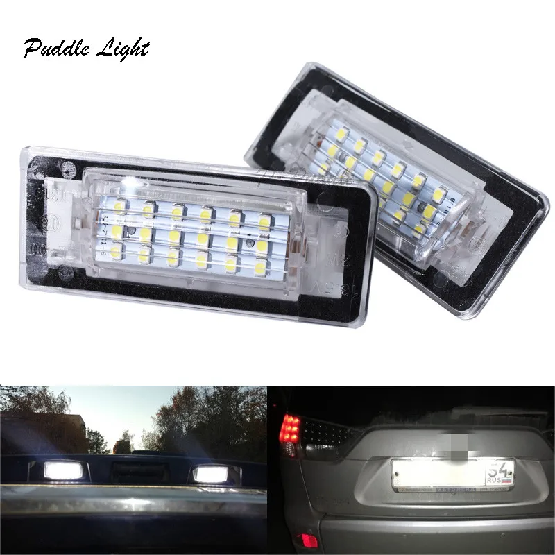

2x SMD LED Car License Number Plate Lights Turn Signal for Audi TT Mk1 8N 1999-2006 White light Error Free