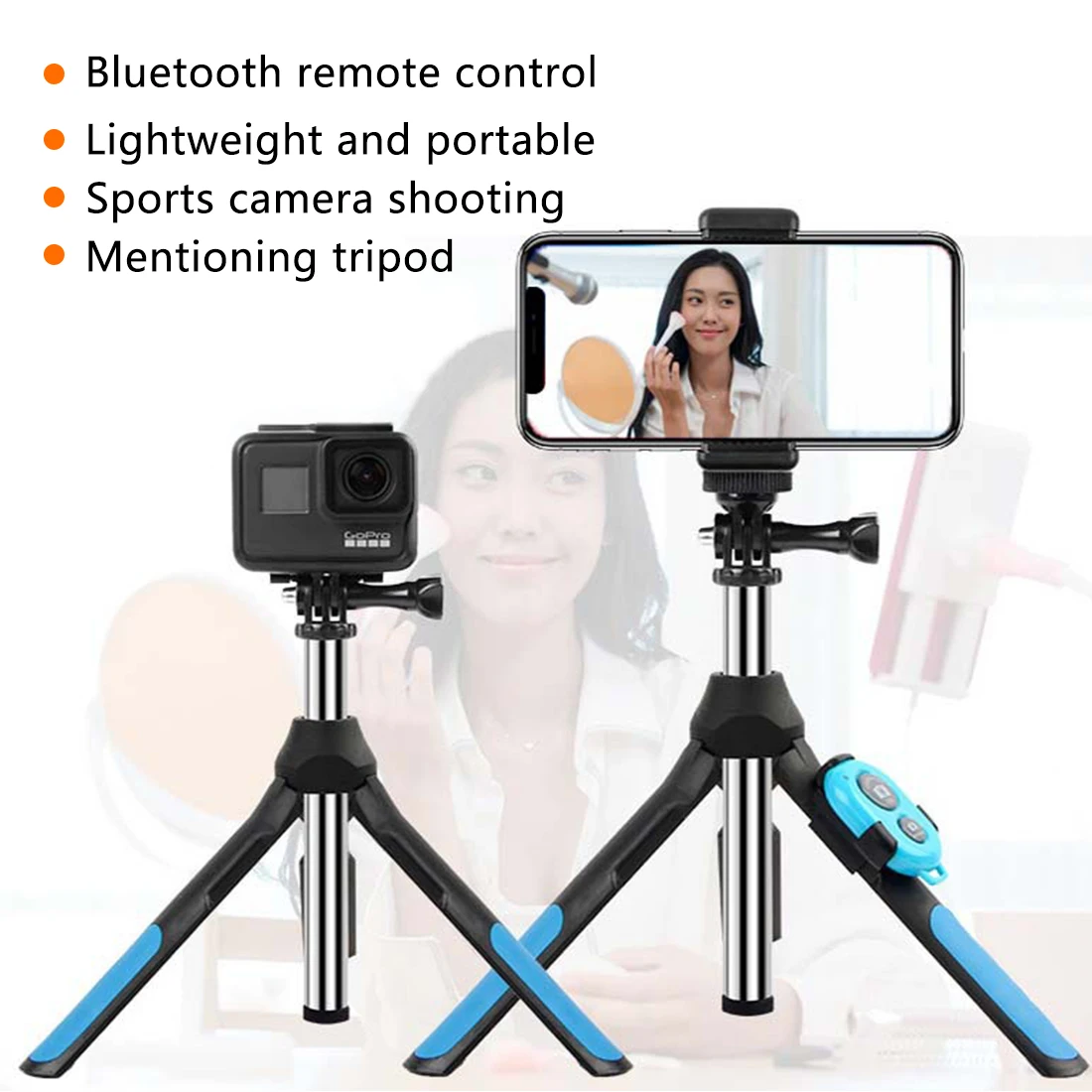 

Action Camera 43" diving Extendable Aluminium Monopod For GoPro HERO 7 6/5 4,3+ SJCAM For Xiaomi Yi 4k for Go Pro selfie Stick