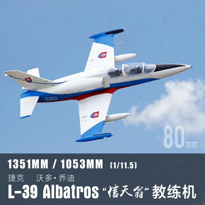 Freewing L39 Albatros 80mm EDF Jet EPO Electric RC Plane - AliExpress