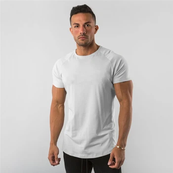 

2020 Summer New clothing Gyms Tight t-shirt mens fitness t-shirt homme Gyms t shirt men fitness tees tops