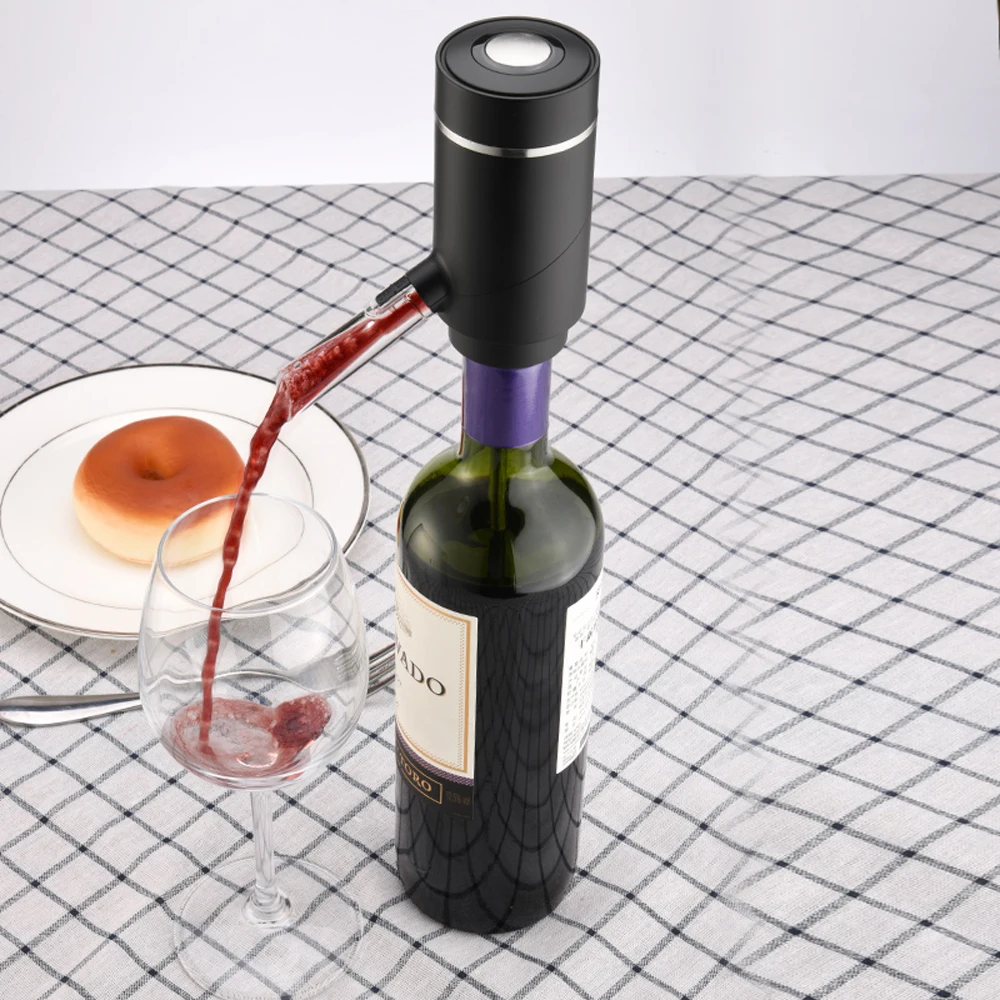 Aerador Decantador de Vinho Tinto com carregamento USB Profissional – Uareliffe™ (Original) Hecda7a97a7cf41c0b4674962798de730v