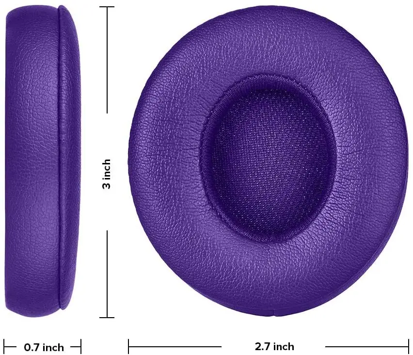 Replacement Earpads Cushions Muffs for Beats Solo 3 Solo 2 Wireless On Ear Headphones Repair Parts