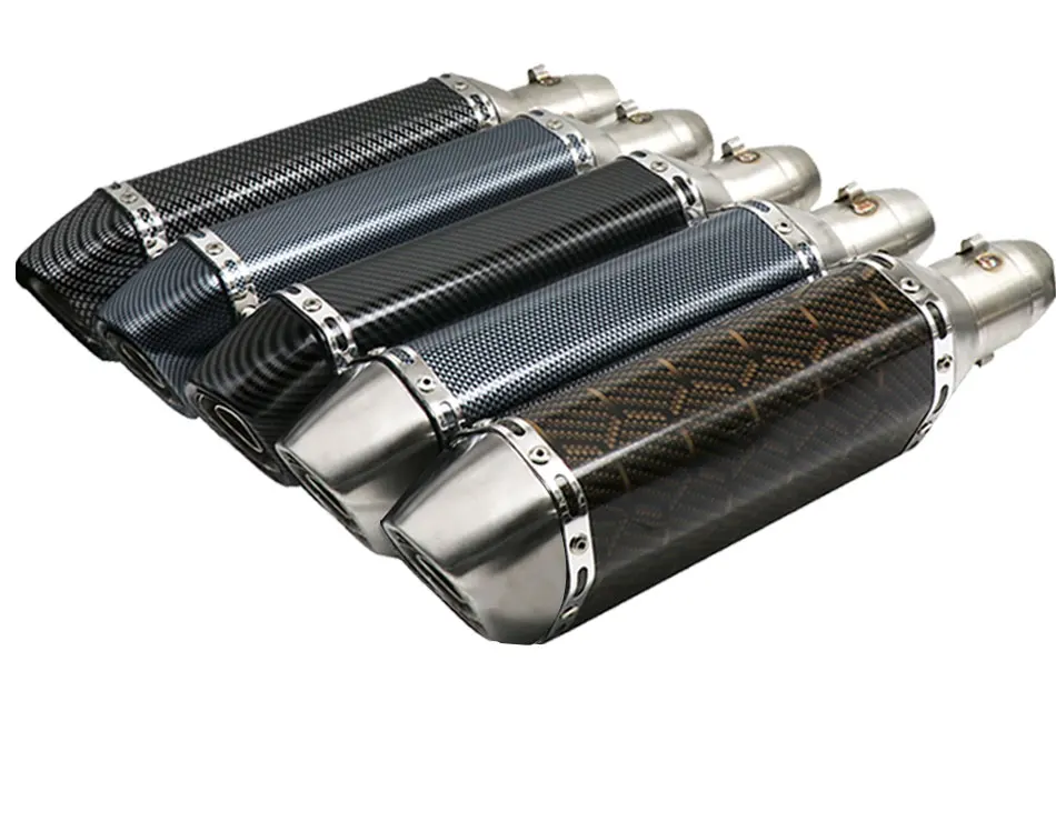 ZSDTRP мотоцикл Akrapovic выхлопная мото Глушитель Трубы Escape с DB killer 35-51 мм адаптер для cbr 125 xmax 250 GY6 ZX6R