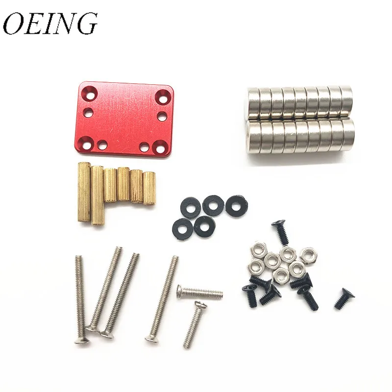 Metal DIY Body Shell Height Adjustment Invisible Column Kit for 1/28 Wltoys Mosquito Cart RC Car Upgrade Parts