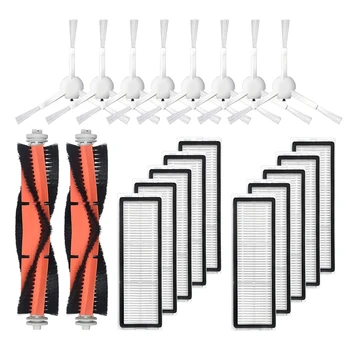

Suitable for Mijia1C Robot Vacuum Cleaner Accessory Kit, with 10 Hepa Filters, 2 Removable Roller Brushes 8 Side Brushes