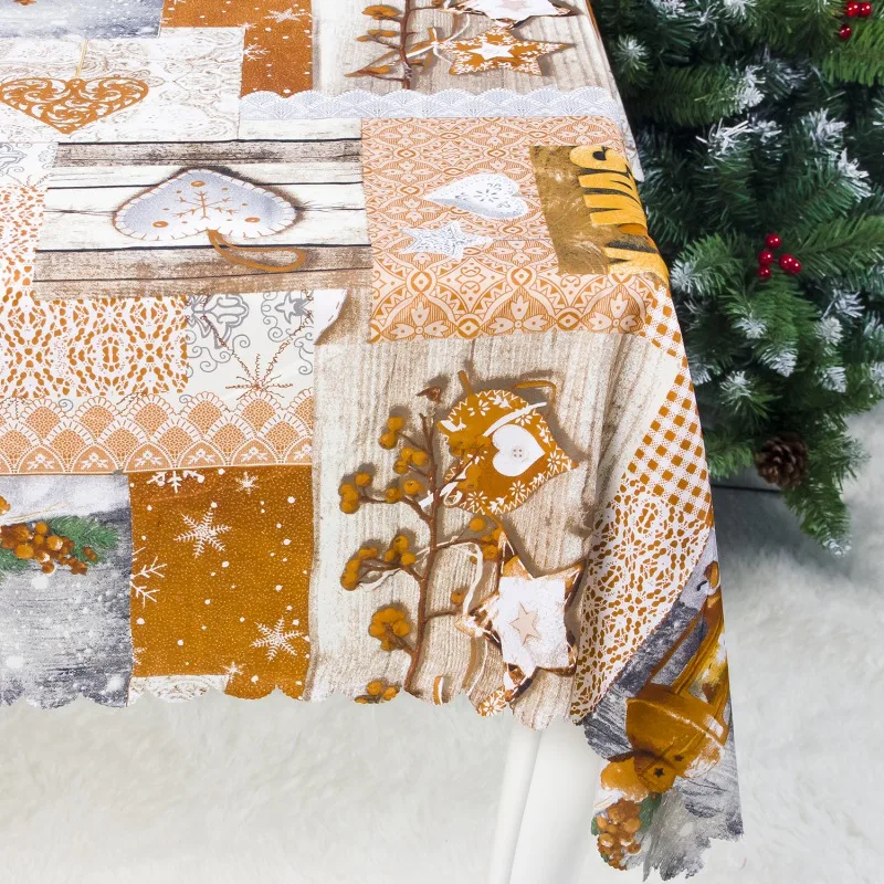Рождество Санта-Клауса с изображениями на тему Рождества скатерть год декоративные скатерти моющиеся скатерть для обеденного стола праздничные украшения