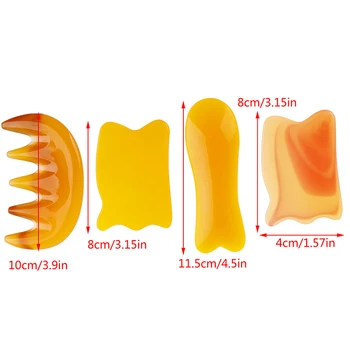 

Resin Gua Sha Scraping Massage Tool Body Massager Guasha Board SPA Acupuncture Scraper for Face Back Arm Dropshipping 5 Styles