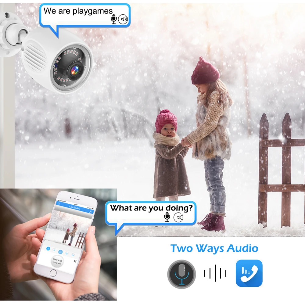 H.265 CCTV IP камера 3MP 5MP POE ONVIF для NVR системы наружного домашнего наблюдения