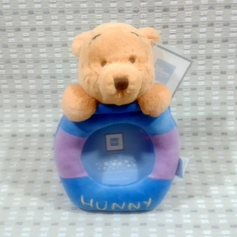 Disney Movie Hundred Acre Wood Cartoon Pooh Bear Plush Toy Soft Stuffed Doll Limited Edition Beautiful Photo Frame Kid Gift 25cm