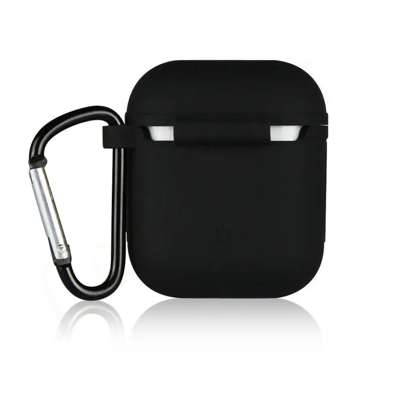 Мягкий силиконовый защитный чехол для Apple Airpods сумка ударопрочный наушников с
