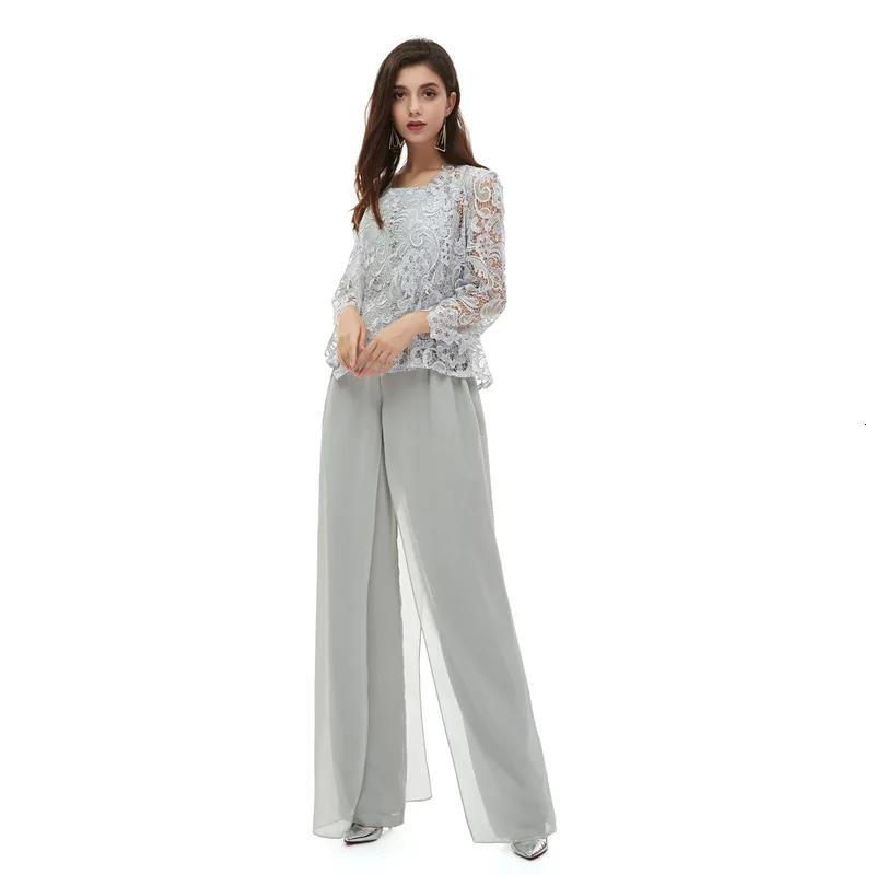 BacklakeGirl Nieuwe Chiffon 3 Stukken Moeder Fo De Bruid Jurk Broek Pak Met Jas Lange Mouwen Zipper Terug Bruidegom Moeder jurk BacklakeGirl Nieuwe Chiffon 3 Stukken Moeder Fo De Bruid Jurk Broek Pak Met Jas Lange Mouwen Zipper Terug Bruidegom Moeder jurk