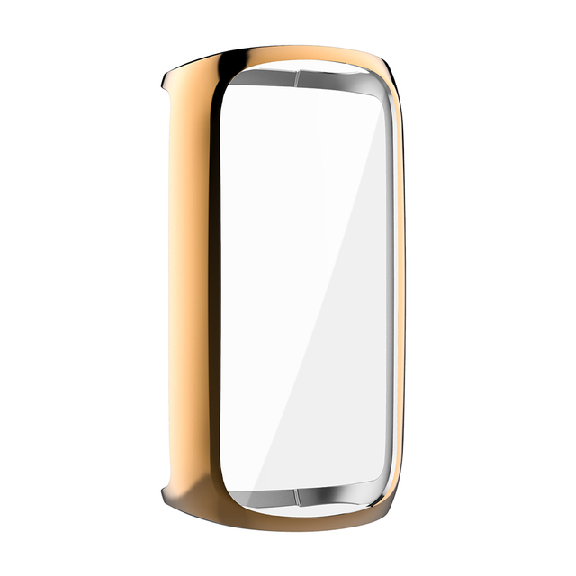 Case For -Fitbit Luxe Smart Watch Plating TPU Soft Cover Full Screen Protector Shell For -Fitbit Luxe