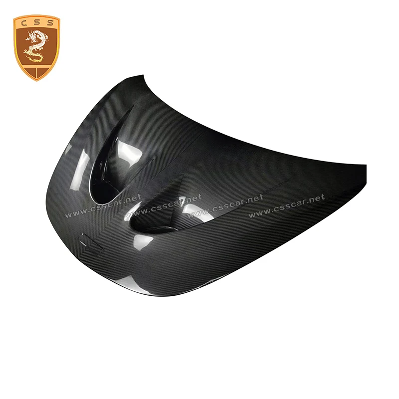 Черный Для mlaren 14-16 650S карбоновый капот из углеродного волокна глянцевый тюнинг крышка комплект подходит для обновления MP4 - Цвет: Черный