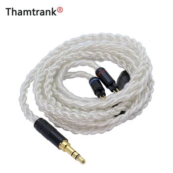 

1.2M 4-cores Pure Silver Upgrade 3.5mm Balance Cable With MMCX/2pin Connector for LZ A6 Sony ZS10 AS10 BA10 ZST C16 C10