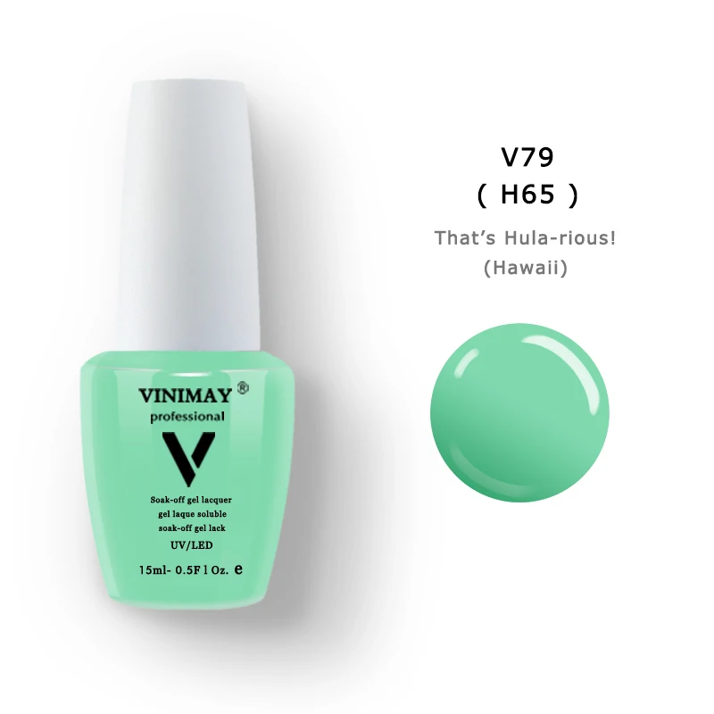 VINIMAY гель лак для ногтей, Гелевый лак гель Varnis Gellak лак набор праймеров Замачивание опий УФ гель лак для ногтей салон 15 мл - Color: V79