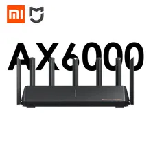 Сетчатый маршрутизатор Xiaomi AIoT AX6000 WiFi6 6000Mbs VPN 512 Мб Процессор Qualcomm сетчатый ретранслятор внешний сигнальный сетевой усилитель Mi Home Сетчатый маршрутизатор Xiaomi AIoT AX6000 WiFi6 6000Mbs VPN 512 Мб Процессор Qualcomm сетчатый ретранслятор внешний сигнальный сетевой усилитель Mi Home
