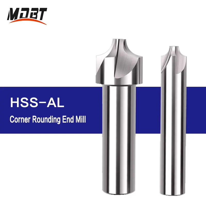 HSS Corner Rounding End Mill Circle Cutter R1 R2 R3 R4 R5 R20 Industrial Milling Cutter Tools