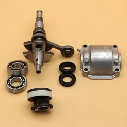 8mm virabrequim manivela pan capa óleo selo coletor de admissão kit para stihl 017 018 ms170 ms180 ms 170 180 motosserra peças reposição