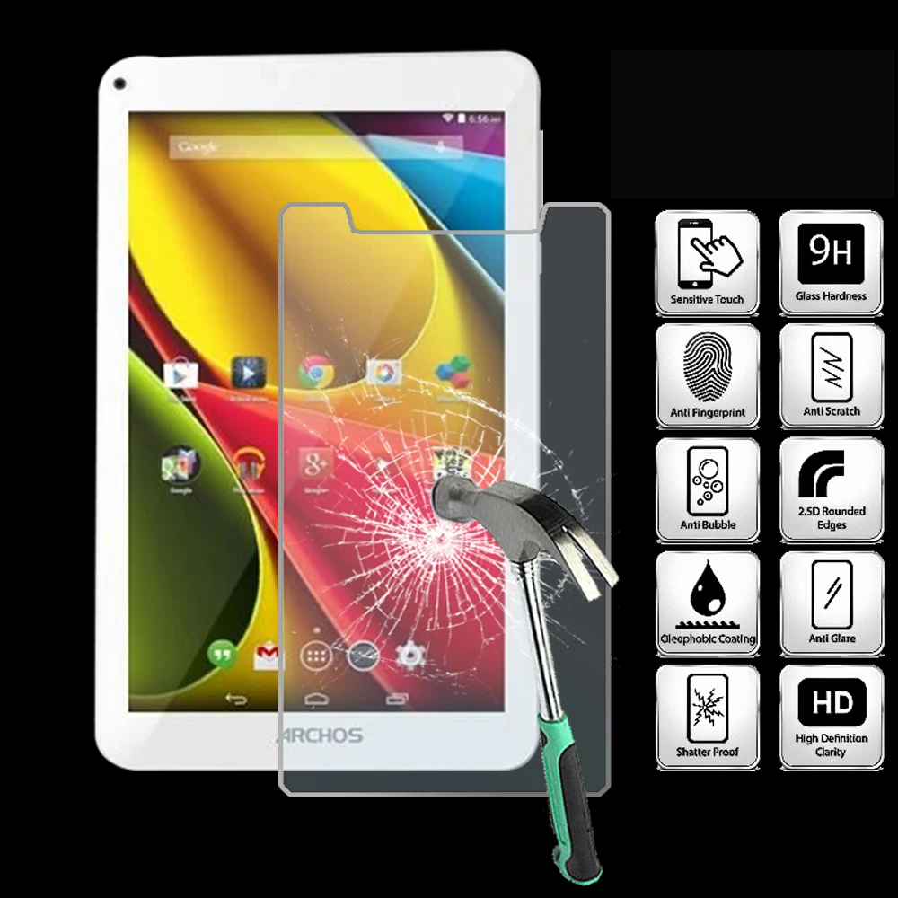 

For ARCHOS 70 COBALT 7 Inch Tablet Tempered Glass Screen Protector Cover Explosion-Proof Anti-Scratch Screen Film