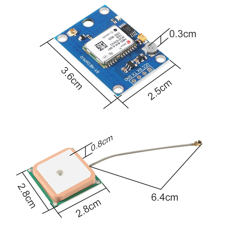 NEO-6MV2 GPS Module Pinout, Features Datasheet, 51% OFF