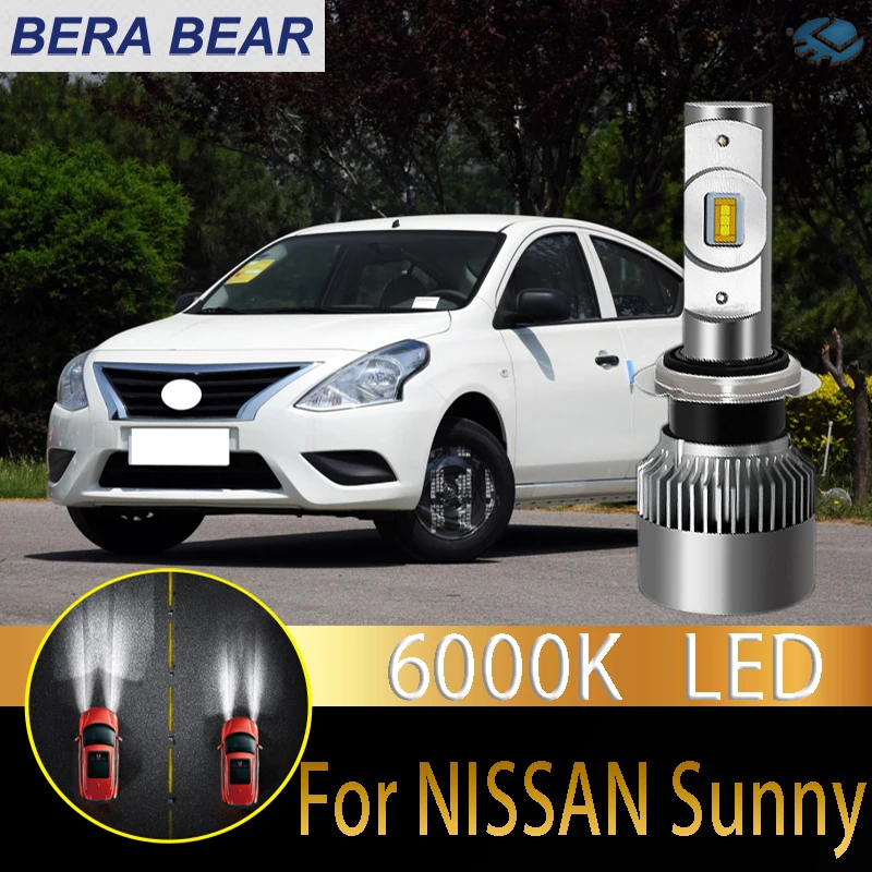 BERA Медведь автомобилей головной светильник лампы светодиодный для Nissan Sunny Latio