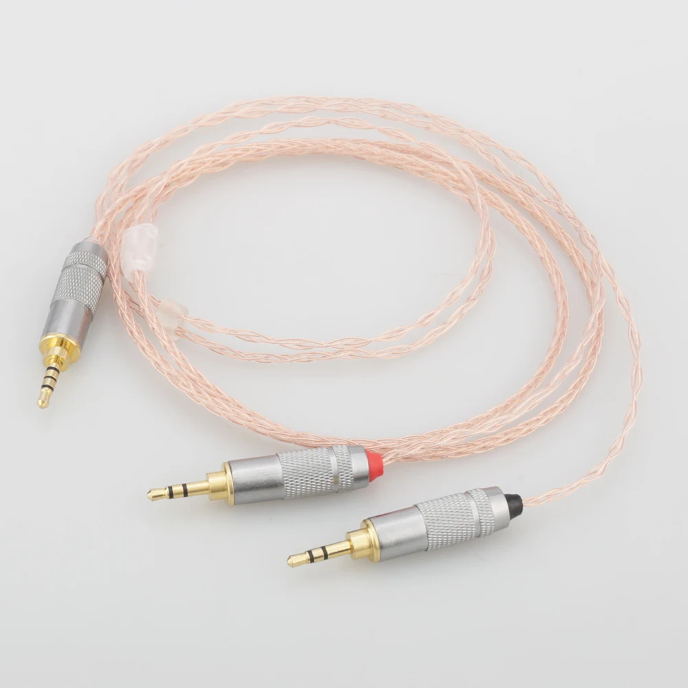 Audiocrast 8Cores 6N OCC Copper 2 5MM TRRS Balanced Plug Headphone Upgraded cable for SUNDARA he400i he400s HE560